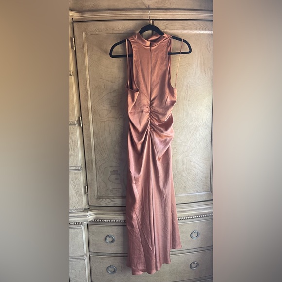 A.L.C. 🔥 Inez Satin Halter Dress - Picture 9 of 11